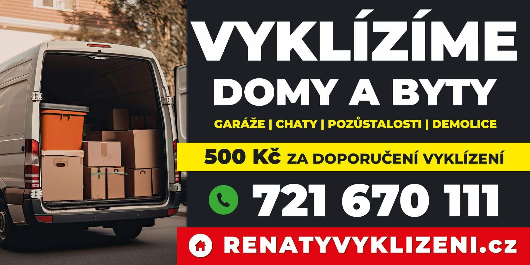 Vyklizený čistý interiér