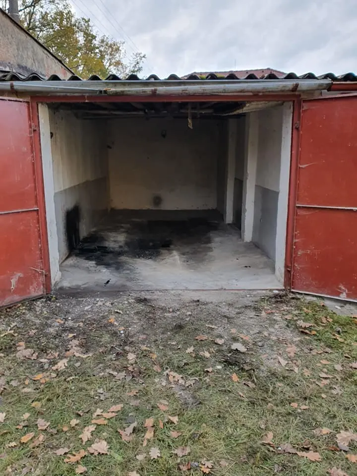 Garáž po vyklízení